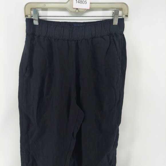 Rachel Roy 100%‎ linen pants black size small - Picture 4 of 8